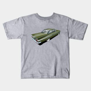 1959 Chevrolet Impalain Highland Green Kids T-Shirt